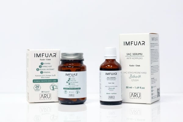 IMFUAR SAÇ SERUMU + IMFUAR SAÇ-TIRNAK-CİLT KAPSÜL