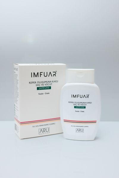 IMFUAR KEPEK OLUŞUMUNA KARŞI ŞAMP. 300 ML + SAÇ VE DERİ SOLÜSYONU 50 ML